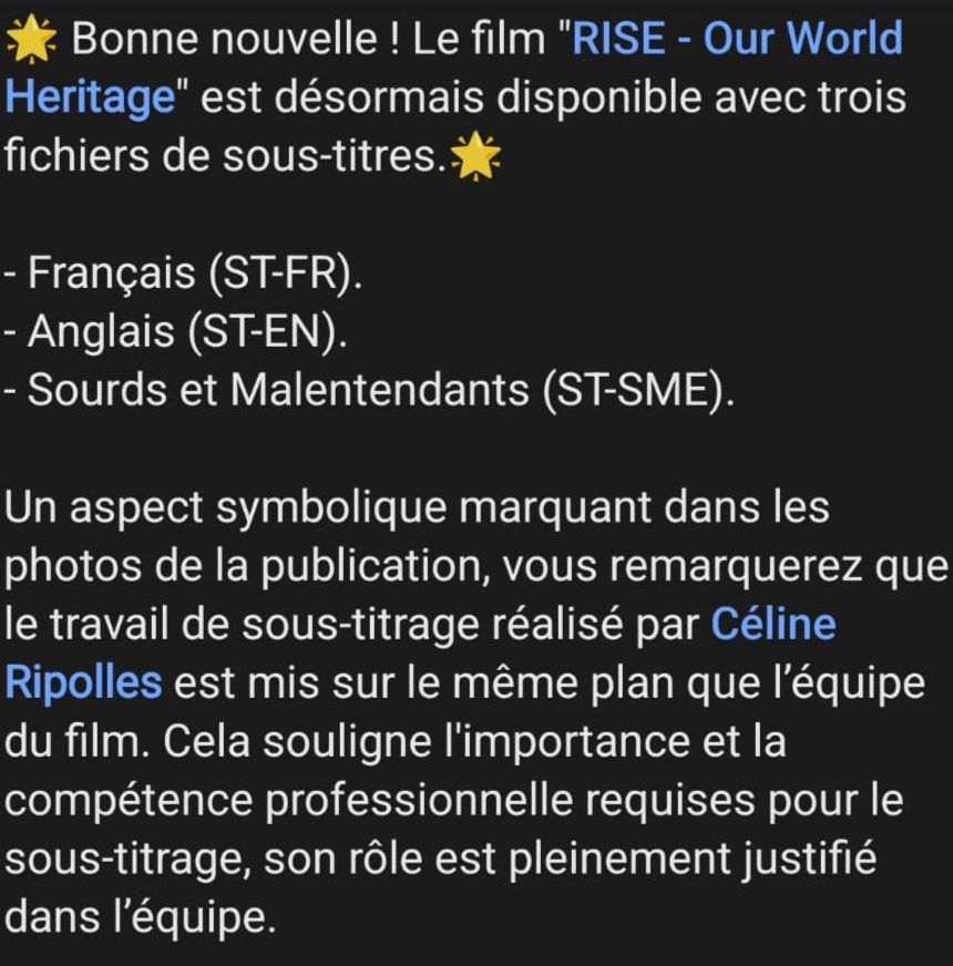 Capture d'écran LinkedIn (texte ci-dessous)